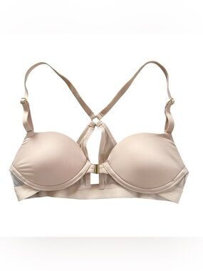 Pepper Racerback T Shirt Bra Buff Nude Front Closure Size 32AA EUC